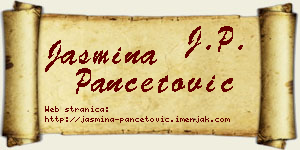 Jasmina Pančetović vizit kartica